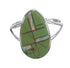 Southwestern Opal Turquoise Inlay Sterling Silver Ring Size 7-3/4 RX57729